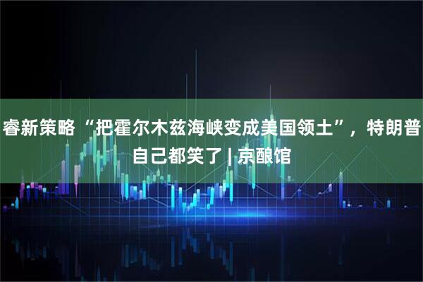 睿新策略 “把霍尔木兹海峡变成美国领土”，特朗普自己都笑了 | 京酿馆